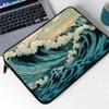 Great Wave Mac Book Pro 14" Sleeve - Trendy Laptop Sleeve - Printed Mac Book Sleeve view 3