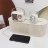 Meoliny Cable Management Box Cord Organizer Power Strip Storage Desk Wire Organizer for Desktop Home Office Kitchen,White view 2