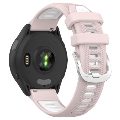 22mm Watch Bands Fit for Garmin Forerunner 265 255, Vivoactive 4 Quick Release Silicone Replacement Watch Bands Straps Wristbands Bracelet Fit for Polar GRIT X/Vantage M/Vantage M2 (Pink)