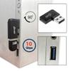 Cablecc USB3.0 Male to Female Support 10Gbps Extension Power Data Video 90 Degree Adapter Left Angled Type view 4