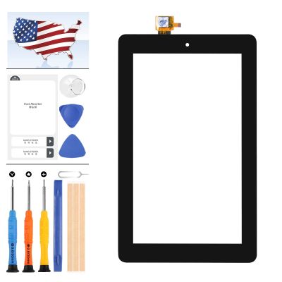 7" for Amazon Kindle Fire 7 5th Generation SV98LN Screen Replacement Touch Digitizer Glass Panel with Repair Tools