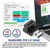 Cablecc USB3.0 A Male to Female Extension Power Data Video Support 10Gbps Adapter Down Angled Type view 2