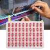 50Pcs Fiber Optic Coupler, FC Simplex Connector Adapter FC/UPC Metal Industrial Connector Supplies view 2