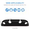 WLLHYF Cable Clips 3PCS Cord Wire Organizer Cable Management Holders 4 Hole Silicone Cable Harness USB Charging Accessory Cable Holder for Office and Home Desk (Black) view 3