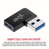 Cablecc USB3.0 Extension Power Data Video Male to Female Support 10Gbps 90 Degree Adapter Right Angled Type view 4