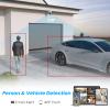 Anpviz 4K PoE Camera Turret 8MP IP Camera Outdoor, PoE Security Cameras with AI Human Vehicle Detection, 100FT Smart Dual Light Color Night Vision, Built-in Mic, IP66 Waterproof (U Series) view 2