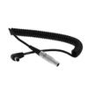 HangTon 12V DC Barrel to 0B 2 Pin Coiled Power Cable for ARRI Alexa Camera, Teradek Bond, Preston MDR4, FEELWORLD F7 Pro Monitor, Z Cam E2 S6 Camera Coiled view 3