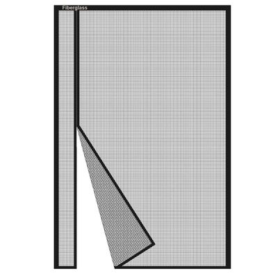 Risareyi Side Opening Magnetic Screen Door, 30 x 98 inch, Black