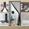 Risareyi Side Opening Magnetic Screen Door, 30 x 98 inch, Black view 4