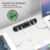 Cord Organizer Clips Cable Holder - 5 Packs Self Adhesive Cable Management for USB Cable/Power Cord/Wire view 2