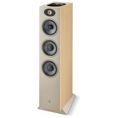 Focal Theva N3-D - Dolby Atmos Compatible 3-Way Floorstanding Loudspeakers with 6.5-Inch Drivers, Sold Individually, Light Wood - FTHEVAN3LW-D