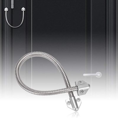Armored Door Cord, 17.7 Electrified Commercial Exit Doors Door Security Alarmed Door Wire Conduit Wire Cover Cable Protector for Access Control System Video Doorbell, 0.5 Diameter
