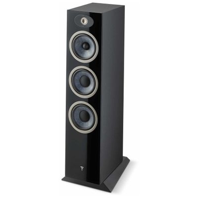 Focal Theva N3-3-Way Floorstanding Loudspeakers with 6.5-Inch Drivers, Sold Individually, Black - FTHEVAN3BK