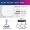 Cambium Networks XE3-4 Indoor Tri-Radio Wi-Fi 6/6E Access Point - 802.11ax 2x2/4x4 5GHz/6 GHz, Omnidirectional Antenna, 2.5 GbE + 1 GbE Ethernet, Cloud MGMT, 6.6 Gbps Data Rate, High Capacity (US) view 2