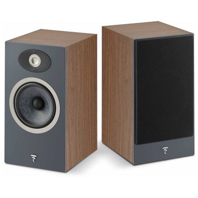 Focal Theva N1-2-Way Bookshelf Loudspeakers, Pair, Dark Wood - FTHEVAN1DW