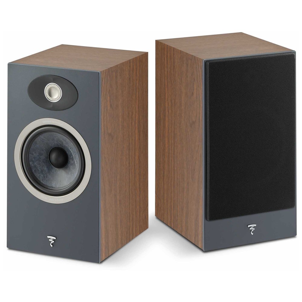 Focal Theva N1-2-Way Bookshelf Loudspeakers, Pair, Dark Wood - FTHEVAN1DW