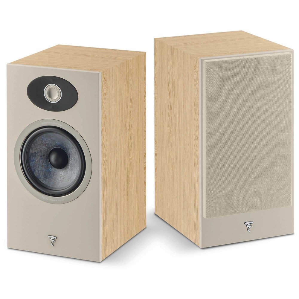 Focal Theva N1-2-Way Bookshelf Loudspeakers, Pair, Light Wood - FTHEVAN1LW