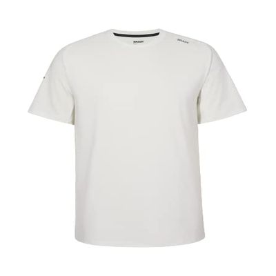BRADY Men's Aerovent Run Short Sleeve, Ice, Large