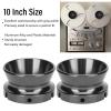 1 Pair 10 Inch Nab Hub Adapters for Studer for, Aluminum Alloy Opener Universal Loading Device, Polished Reel to Reel Tape Opener, for Akai, for TEAC view 2