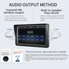 7 Portable Car Monitor Wireless Apple Carplay & Android Auto Car Radio with Remote Control Backup Camera Bluetooth Mirrorlink FM Transmitter AUX/USB/TF Card Port Supports Most Cars Trucks view 4