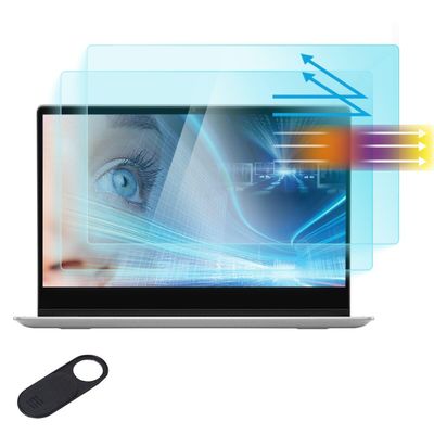 2 Pack 16 Inch Anti Blue Light Screen Protector for 16 inch HP/Dell/Sony/Samsung/Lenovo/Acer/MSI/Razer Blade/LG Gram 16" Laptop,16:10 Aspect Ratio Anti Glare Screen (13 1/2 x 8 1/2 inch)