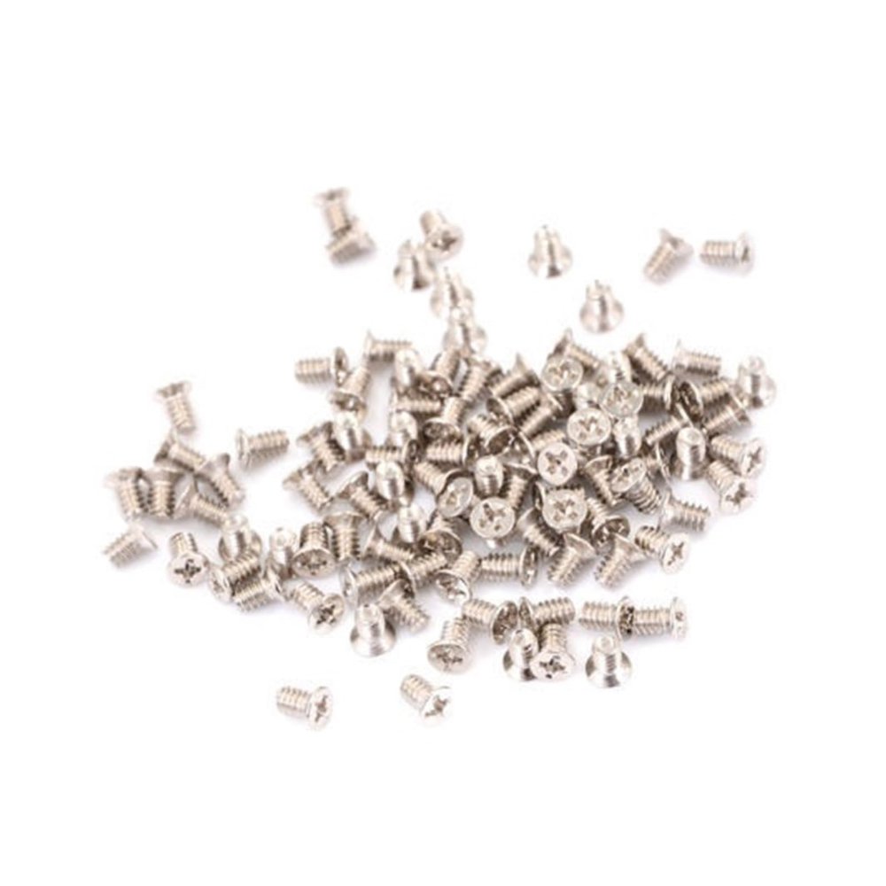 100pcs PC Case 32 * 6mm Hard Drive HDD Caddy Hot Swap Server Tray Mount Screw Flat Countersunk Head Computer TMP1105 (Color : Silver)