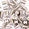 100pcs PC Case 32 * 6mm Hard Drive HDD Caddy Hot Swap Server Tray Mount Screw Flat Countersunk Head Computer TMP1105 (Color : Silver) view 2