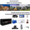 Pure Sine Wave Inverter DC 24v 48v AC 110v 220v Power 10000W Converter for Home, RV, Truck Car Inverter Converte with LED Display,48V-220VBlack view 2