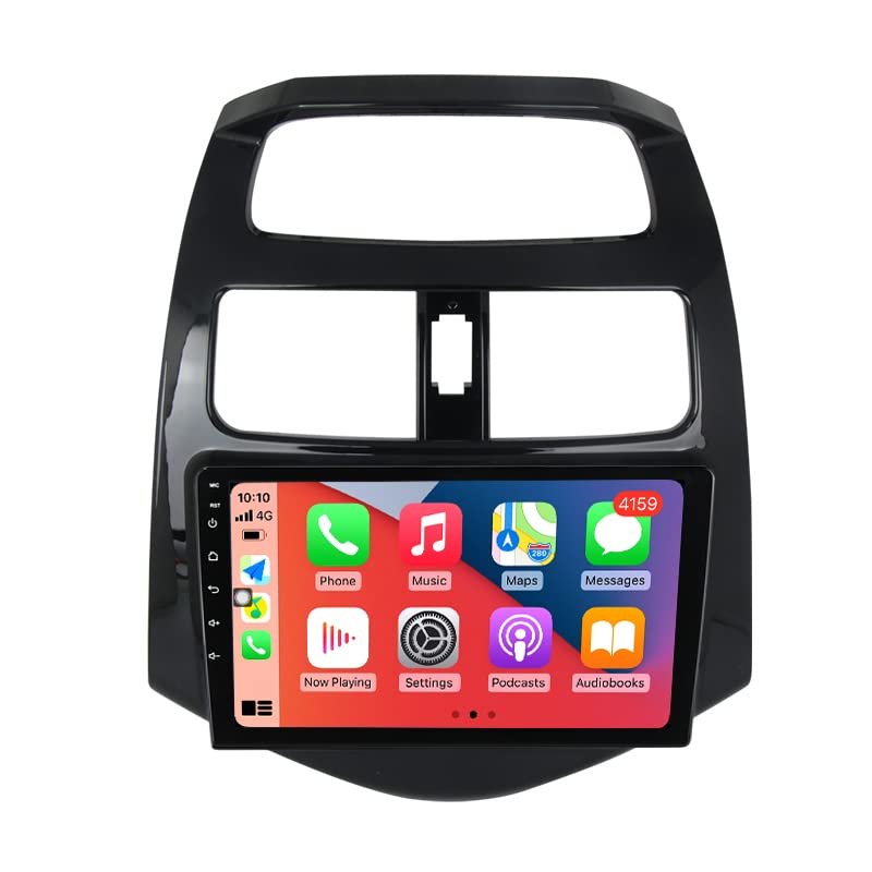 1280x720 9" IPS Touch Screen Android Car Stereo for Chevrolet Chevy Spark 2010 2011 2012 2013 2014 Car Radio Built-in Car-Play Android Auto GPS Navigation Dash Kit