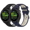 18mm Watch Bands Fit for Garmin Forerunner 265S 255S, Vivoactive 4S Quick Release Silicone Replacement Watch Bands Straps Wristbands Bracelet Fit for Garmin Vivomove 3S/Venu 2S (Black Navy) view 1