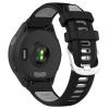 18mm Watch Bands Fit for Garmin Forerunner 265S 255S, Vivoactive 4S Quick Release Silicone Replacement Watch Bands Straps Wristbands Bracelet Fit for Garmin Vivomove 3S/Venu 2S (Black Navy) view 2