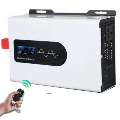 10000W Power Inverter Pure Sine Wave,12V Dc to 110V/120V Ac Converter, LCD Display for Home Rv Solar System Car Microwave, Power Tool, Water Pump, Induction Cookers,60Vto220V