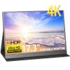 MAGICRAVEN 4K Portable Monitor, 17.3" 3840x2160 IPS Laptop Screen, 1500:1 400 Nits USB C HDMI Computer Gaming Display with Speakers & Smart Cover, Portable Monitor for PC Phone PS4/5 Xbox Switch view 1