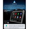 Compatible for Wireless Apple Carplay Android Auto Portable Car Monitor, 7 HD Touchscreen Portable Car Stereo with Mirror Link Bluetooth FM Transmitter AUX /USB/ TF Card Port 9V-36V Remote Control view 3