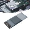 Heayzoki 2.5 Hard Drive Enclosure, USB 3.0 SATA External Hard Disk Case, 5Gbps 4TB Tool for 98/SEME/2000/XPVista/7/8/10/OS and (Transparent Grey) view 2