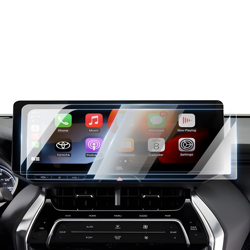 Karltys [Upgrade 2 Pack Screen Protector for Toyota Venza 2021-2025 12.3-Inch Accessories Touchscreen for Models (XLE, Limited Nightshade Edition)[No Glare & Fingerprint] 2025 Toyota Venza