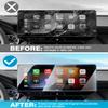 Karltys [Upgrade 2 Pack Screen Protector for Toyota Venza 2021-2025 12.3-Inch Accessories Touchscreen for Models (XLE, Limited Nightshade Edition)[No Glare & Fingerprint] 2025 Toyota Venza view 3