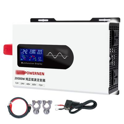 Continuous Adequate 5500W Heavy Duty Pure Sine Wave Power Inverter peak-20000W 24V 48V DC to 110V 220AC for RV Car Solar System Emergency,48Vto220V