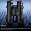 MYPOWR 10X50 Binoculars Waterproof and Anti-Fog Binoculars ED Lens BAK4 Prism SMC Lens Bird Watching Walking Star Gazing Concert view 2