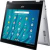 acer 2023 X360 Chromebook Spin 2-in-1 Convertible Laptop Student Business,8-Core MediaTek MT8183C Processor,11.6 HD Touch IPS,4GB RAM,64GB eMMC,WiFi 5,Chrome OS+MarXSolCables,Pure Silver view 2