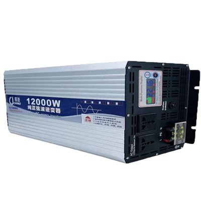 Pure Sine Wave Inverter 12000W Car Converter Solar LED Inverter,DC 24V 48V to AC220V 110V Inverter Power Converter for Car Voltage transforme,24Vto220V