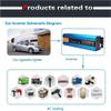 12000W Pure Sine Wave Power Inverter, DC 21V/48V Car LCD Display Inverter Dual Universal Plugs Fan Power Converter for Car,Camping,Travel,24Vto220V view 3