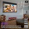 Elite Screens Evanesce Tension B, 120-inch Diagonal 16:9, 4K / 8K HD Ready, Recessed in-Ceiling Electric Tab Tensioned Projector Screen, Matte White Projection Screen Surface, ETB120HW3-E8 view 2