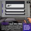 Elite Screens Evanesce Tension B, 120-inch Diagonal 16:9, 4K / 8K HD Ready, Recessed in-Ceiling Electric Tab Tensioned Projector Screen, Matte White Projection Screen Surface, ETB120HW3-E8 view 3