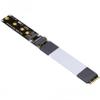 ADTLINK Pcie 4.0 x4 M.2 NVMe M-Key SSD Falt Extension Riser Cable with Metal Shield 22110/2280 (15cm, K44SF) view 1