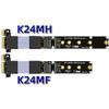 ADT-Link Pcie 4.0 x4 Edge to M.2 M-Key NVMe Slot Adapter Cable for NVMe SSD Extension with Metal Shield (30cm, K24MF) view 4