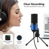 FIFINE Condenser USB Microphone for Recording, Gaming Headset Bundle with Volume Control, RGB, PC Computer Mic Set Compatible with Desktop/Laptop, Windows/Mac for Streaming Podcast Vocal (K669L+H6W) view 2
