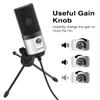 FIFINE USB Desktop Recording Microphone with Gaming Headset Bundle, Podcast Streaming Condenser PC Mic with Volume Knob, Metal Body, Over-Ear Headset Set, Compatible with PS4/PS5Computer (K669S+H6W) view 4