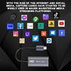 4K HDMI Capture Card, Cam Link Video Capture Card HDMI to 1080P Type-C for Windows Mac OS System for Streaming Gaming Meeting with USB C Adapter to Adjust PS3 4, Switch, Xbox view 4