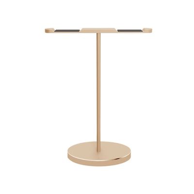 Headset Holder Headphone Stand Aluminum Alloy Vertical Stand Desktop Headphone Hanger Game Table Accessories Headset Stand/Rack Headset Stand Headphone Holder (Color : Gold)
